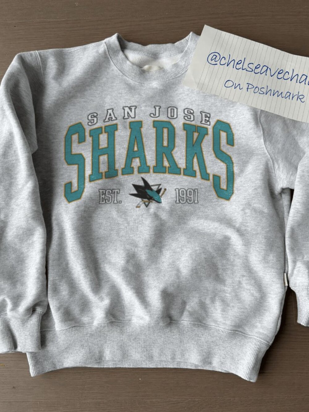 Vintage San Jose Sharks Sweatshirt, NHL Sharks Shirt tee, Hockey Fan Shirt Tee